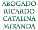 Abogado Ricardo Catalina Miranda logo